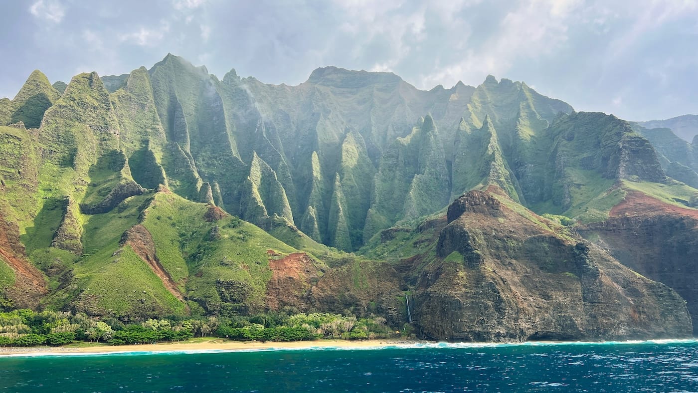 Hawaje po polsku Kauai Napali Coast